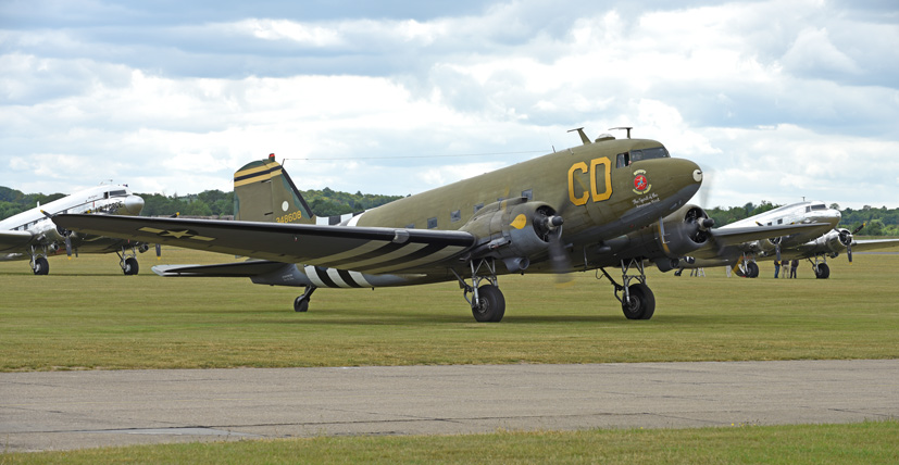 D-Day 75th Anniversary Daks over Duxford review on the Airfix and Corgi Aerodrome blog