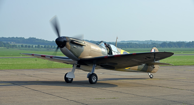 Duxford Air Festival 2018 review whistling Spitfire Mark 1a on Airfix and Corgi Aerodrome