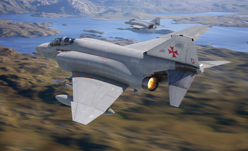 Exclusive Airfix RAF Phantom FGR.2 Falklands Defender artwork reveal A06017 on the Airfix Workbench blog