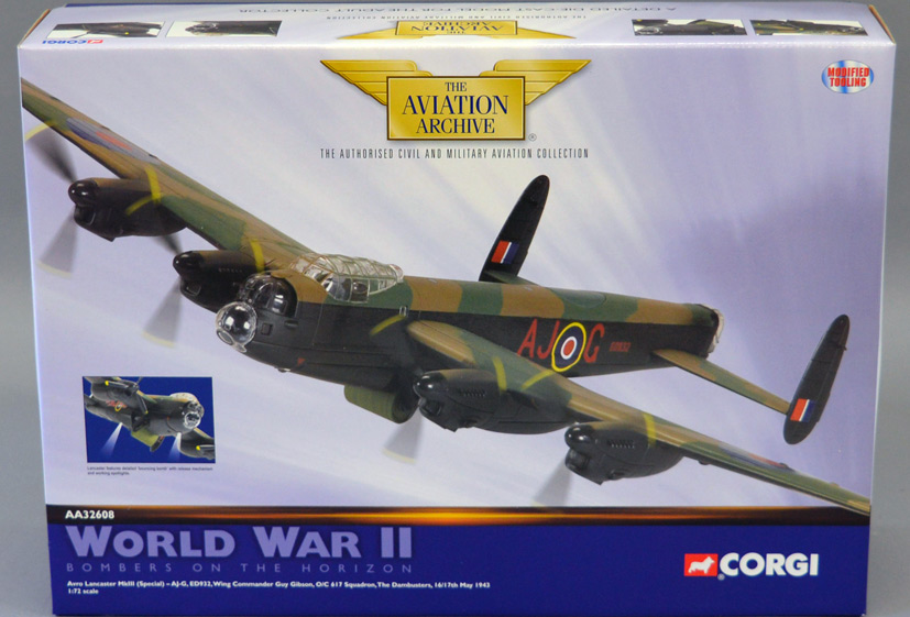 Exclusive Corgi Avro Lancaster Chinese factory production review on Corgi die-cast diaries blog