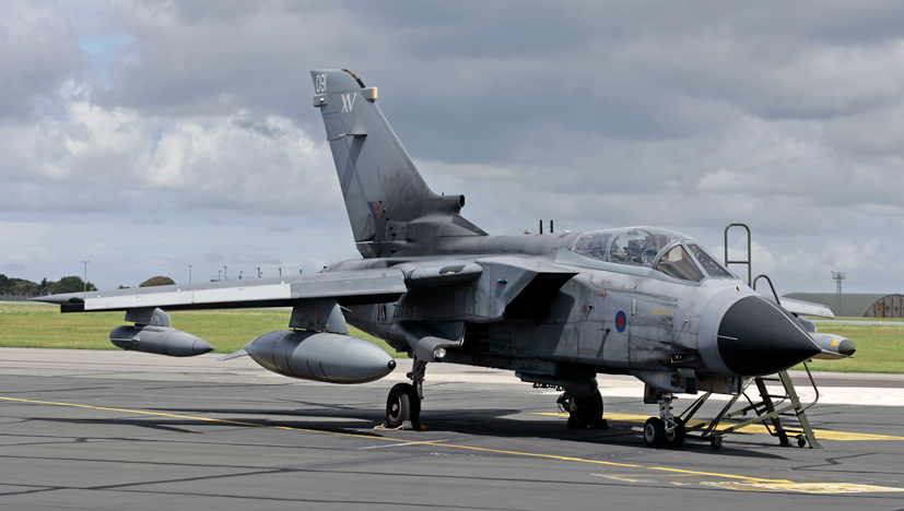Very dirty RAF Tornado GR4 on the Airfix and Corgi Aerodrome blog