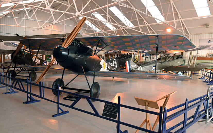 New Albatros fighter Otto Kissenberth at Old Warden on Airfix and Corgi Aerodrome