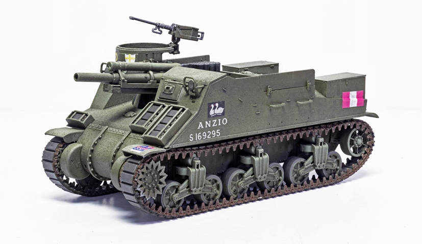 Airfix armour scale model kit A1368 HMC M7 Priest on the Airfix Workbench blog